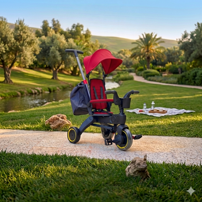 vélo poussette pliable+sac gratuit