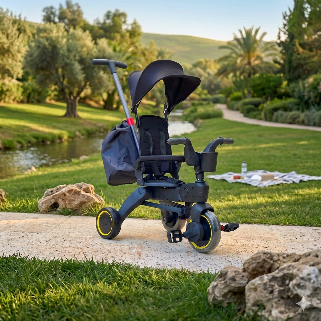 vélo poussette pliable+sac gratuit